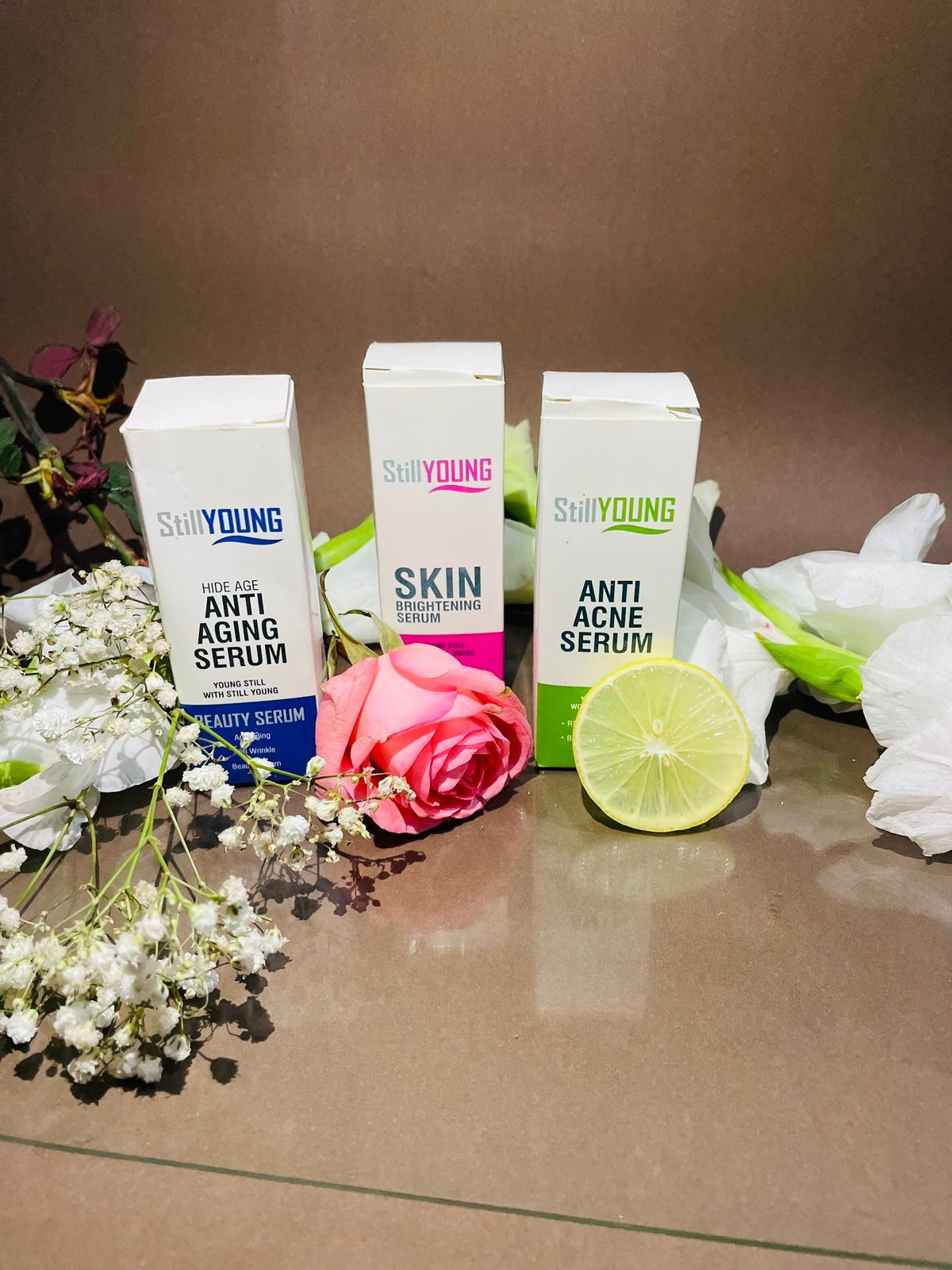 Deals! Anti Acne Serum,Brightening Serum,Anti Aging Serum 3 Pack